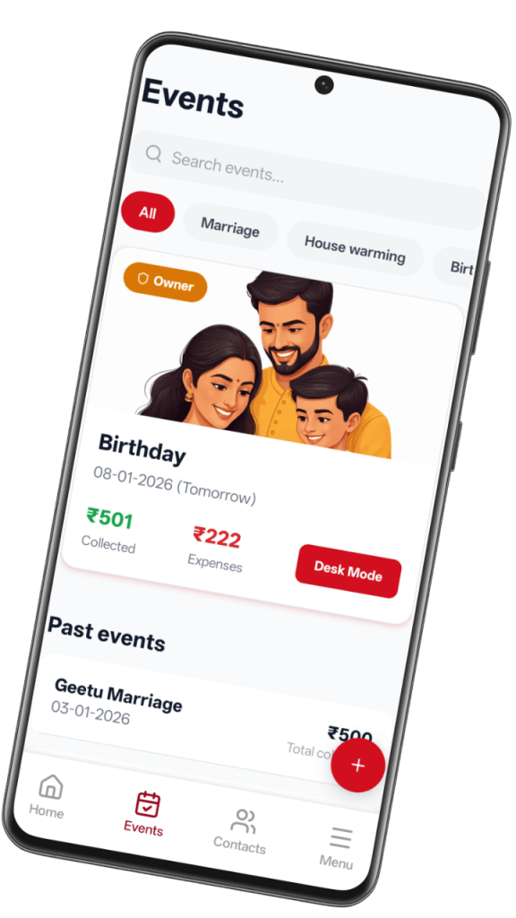 Nyota App Event List